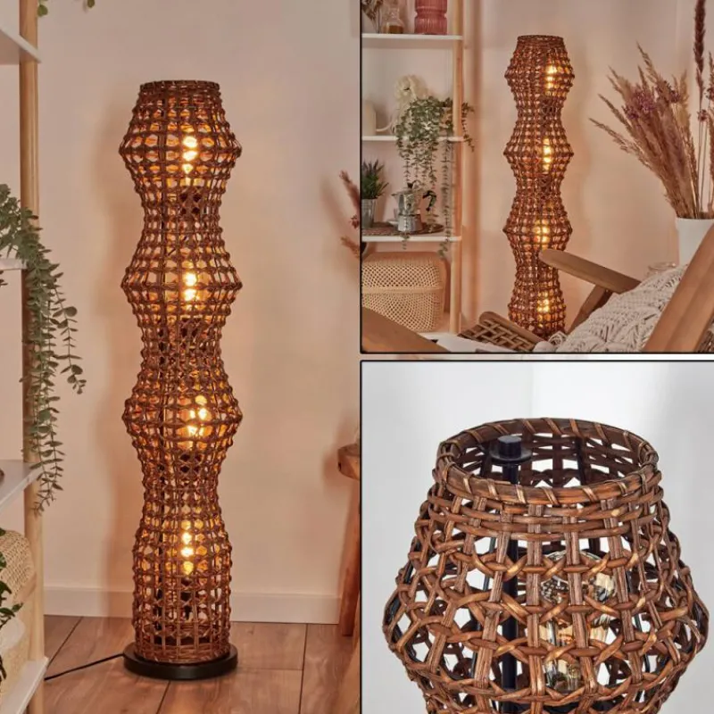 Luminaires Scandinaves-hofstein Cardeira Lampadaire Noir, 4 lumières