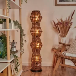 Luminaires Scandinaves-hofstein Cardeira Lampadaire Noir, 4 lumières