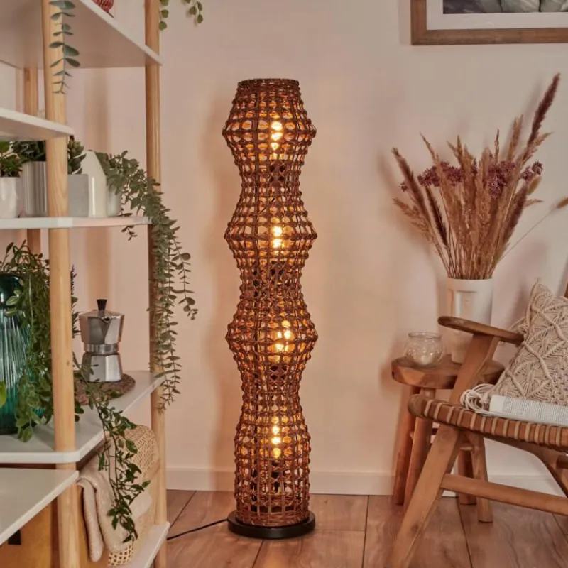 Luminaires Scandinaves-hofstein Cardeira Lampadaire Noir, 4 lumières