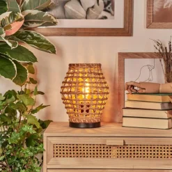 Luminaires Scandinaves-hofstein Cardeira Lampe à poser Noir, 1 lumière