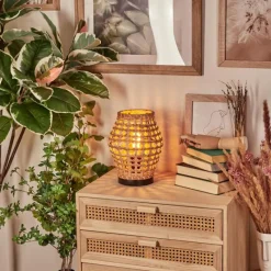 Luminaires Scandinaves-hofstein Cardeira Lampe à poser Noir, 1 lumière