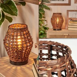 Luminaires Scandinaves-hofstein Cardeira Lampe à poser Noir, 1 lumière