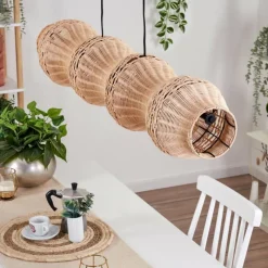 Luminaires Scandinaves-hofstein Cardeira Suspension, Suspension Noir, 4 lumières