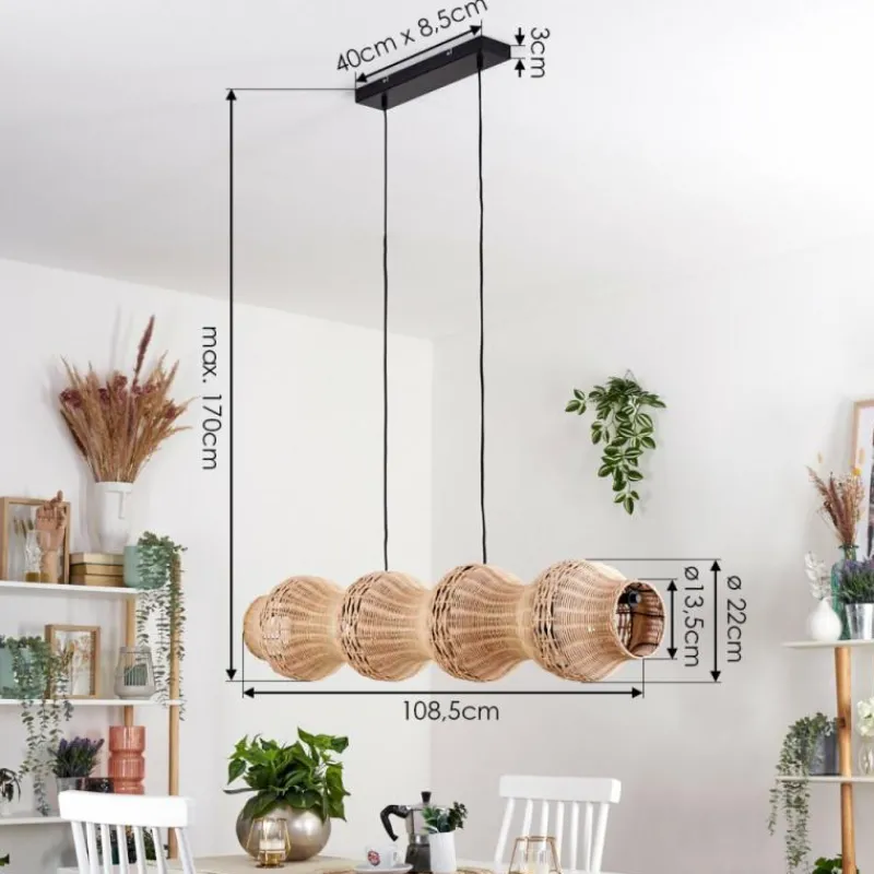 Luminaires Scandinaves-hofstein Cardeira Suspension, Suspension Noir, 4 lumières