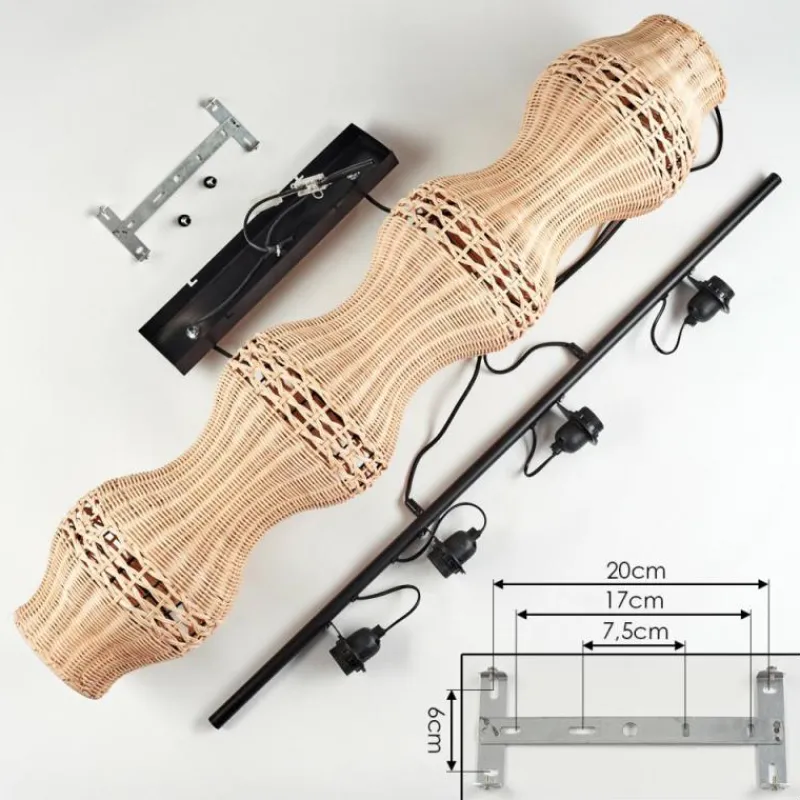 Luminaires Scandinaves-hofstein Cardeira Suspension, Suspension Noir, 4 lumières