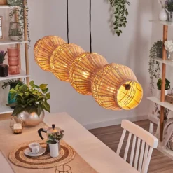 Luminaires Scandinaves-hofstein Cardeira Suspension, Suspension Noir, 4 lumières