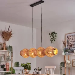 Luminaires Scandinaves-hofstein Cardeira Suspension, Suspension Noir, 4 lumières