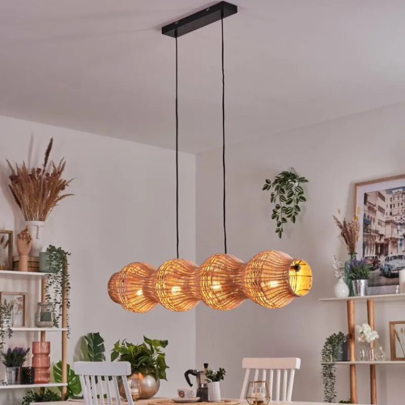 Luminaires Scandinaves-hofstein Cardeira Suspension, Suspension Noir, 4 lumières