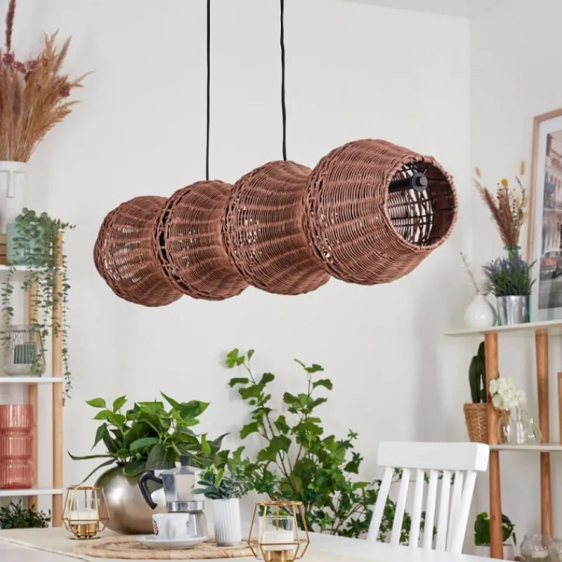 Luminaires Scandinaves-hofstein Cardeira Suspension, Suspension Noir, 4 lumières