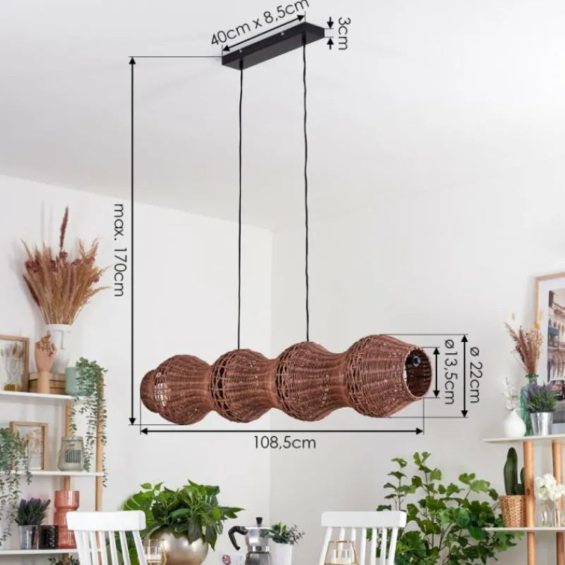 Luminaires Scandinaves-hofstein Cardeira Suspension, Suspension Noir, 4 lumières