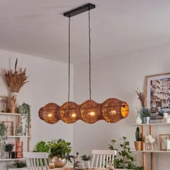 Luminaires Scandinaves-hofstein Cardeira Suspension, Suspension Noir, 4 lumières