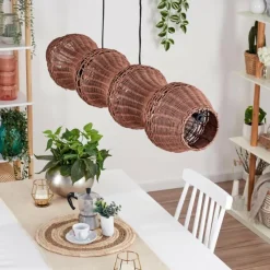 Luminaires Scandinaves-hofstein Cardeira Suspension, Suspension Noir, 4 lumières