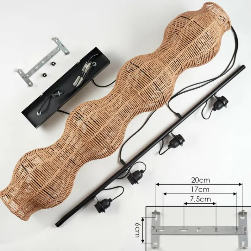 Luminaires Scandinaves-hofstein Cardeira Suspension, Suspension Noir, 4 lumières