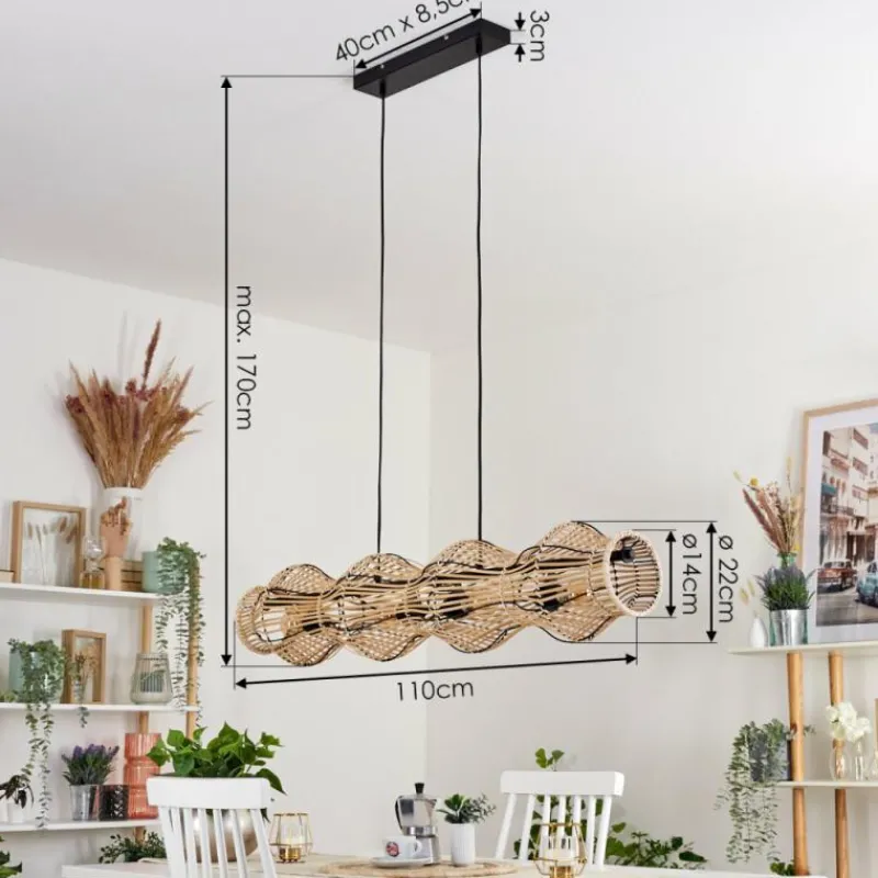 Luminaires Scandinaves-hofstein Cardeira Suspension, Suspension Noir, 4 lumières