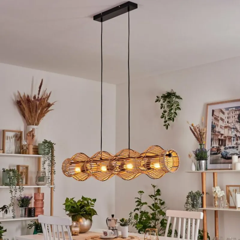 Luminaires Scandinaves-hofstein Cardeira Suspension, Suspension Noir, 4 lumières