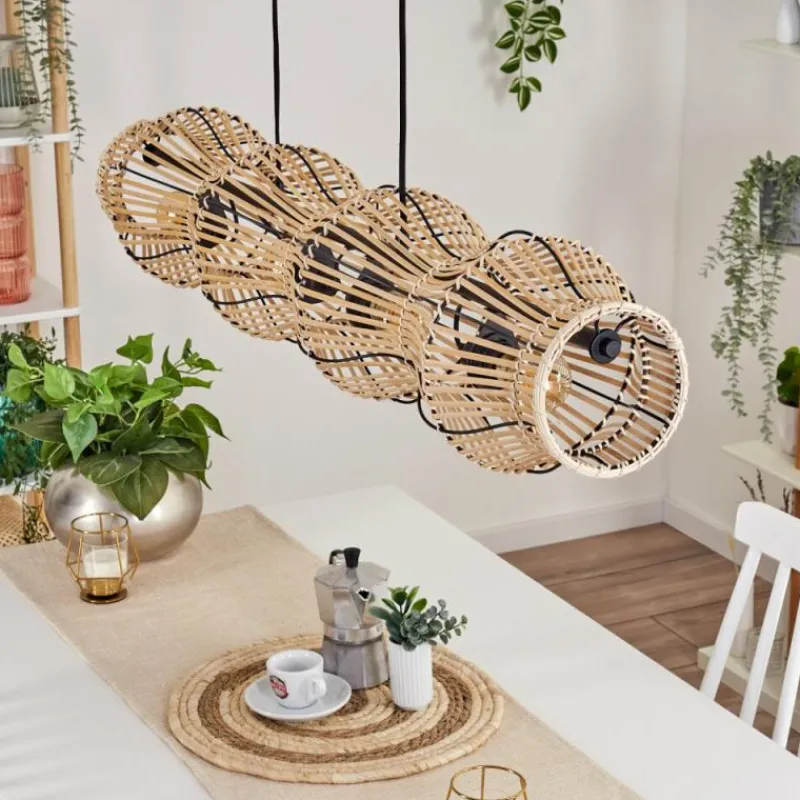 Luminaires Scandinaves-hofstein Cardeira Suspension, Suspension Noir, 4 lumières