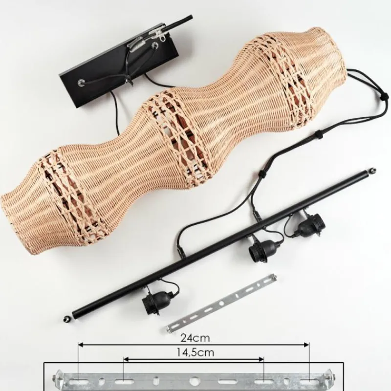 Luminaires Scandinaves-hofstein Cardeira Suspension, Suspension Noir, 3 lumières