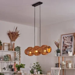 hofstein Cardeira Suspension, Suspension Noir, 3 lumières