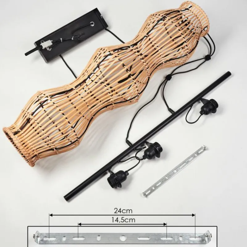 Luminaires Scandinaves-hofstein Cardeira Suspension, Suspension Noir, 4 lumières