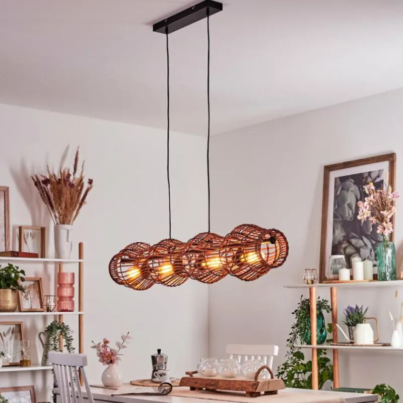 Luminaires Scandinaves-hofstein Cardeira Suspension, Suspension Noir, 4 lumières