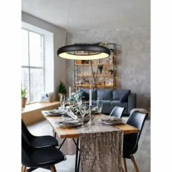 Luminaires Trio Cardona Suspension LED Noir, 1 lumière* Éclairage Led