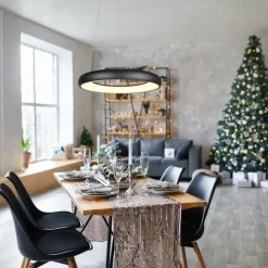 Luminaires Trio Cardona Suspension LED Noir, 1 lumière* Éclairage Led