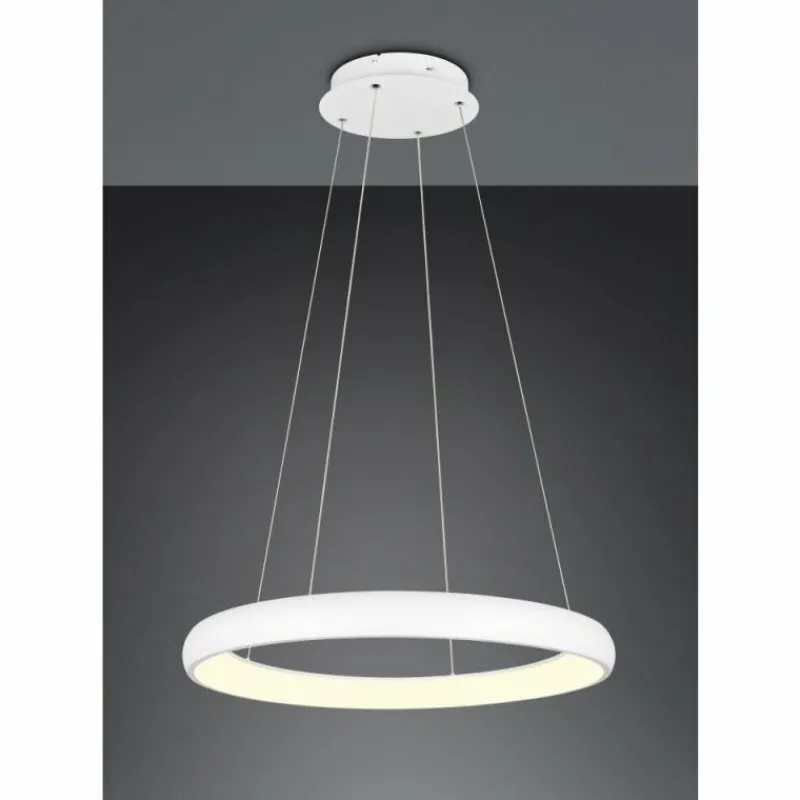 Luminaires Trio Cardona Suspension LED Blanc, 1 lumière* Éclairage Led