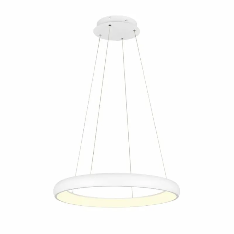 Luminaires Trio Cardona Suspension LED Blanc, 1 lumière* Éclairage Led