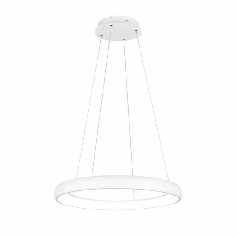Luminaires Trio Cardona Suspension LED Blanc, 1 lumière* Éclairage Led