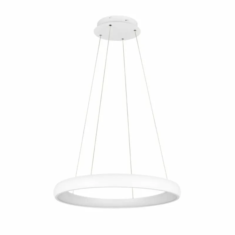 Luminaires Trio Cardona Suspension LED Blanc, 1 lumière* Éclairage Led