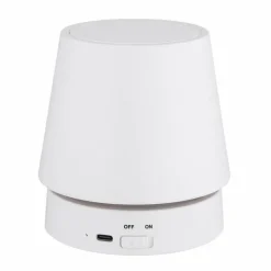 Luminaires Globo Lighting Carlos Lampe à poser LED Chrome, Blanc, 1 lumière* Éclairage Led