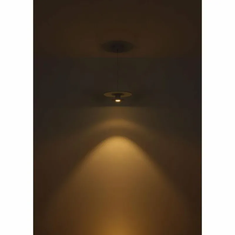 Lampes En Tissu-Luminaires Globo Lighting Carter Suspension LED Blanc, 1 lumière