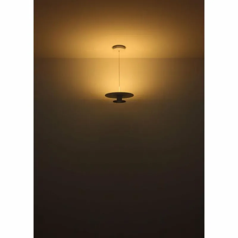 Lampes En Tissu-Luminaires Globo Lighting Carter Suspension LED Blanc, 1 lumière