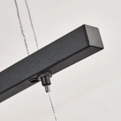 hofstein Casalino Suspension LED Noir, Transparent, 1 lumière