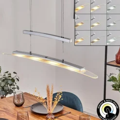 hofstein Casalino Suspension, Suspension LED Chrome, 1 lumière