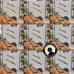 hofstein Casalino Suspension, Suspension LED Chrome, 1 lumière