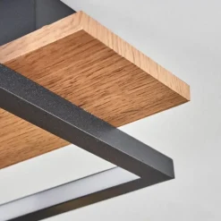 hofstein Cascada Plafonnier LED Laiton, Écru, Noir, 1 lumière