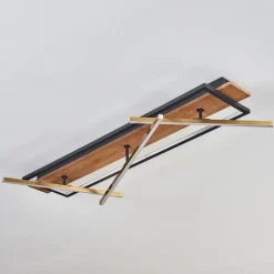 hofstein Cascada Plafonnier LED Laiton, Écru, Noir, 1 lumière