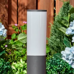 hofstein Caserta Borne lumineuse, Eclairage de chemin Anthracite, 1 lumière