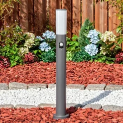 hofstein Caserta Eclairage de chemin Anthracite, 1 lumière, Détecteur de mouvement