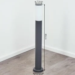 hofstein Caserta Eclairage de chemin Anthracite, 1 lumière