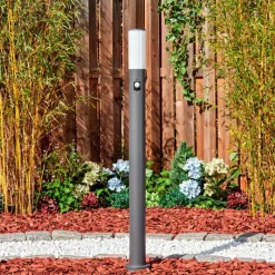 hofstein Caserta Eclairage de chemin Anthracite, 1 lumière, Détecteur de mouvement