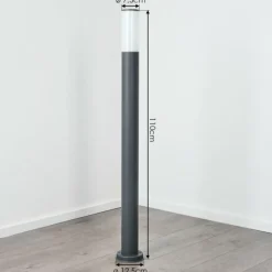 hofstein Caserta Eclairage de chemin Anthracite, 1 lumière