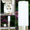 hofstein Caserta Lampadaire, Eclairage de chemin Acier inoxydable, Blanc, 1 lumière
