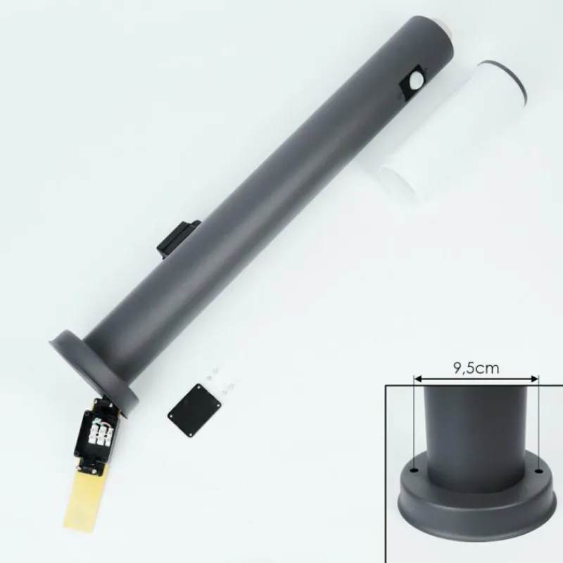 hofstein Caserta Lampe à prise électrique, Eclairage de chemin Anthracite, 1 lumière, Détecteur de mouvement