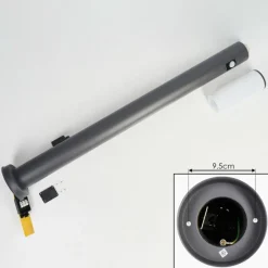 hofstein Caserta Lampe à prise électrique, Eclairage de chemin Anthracite, 1 lumière, Détecteur de mouvement