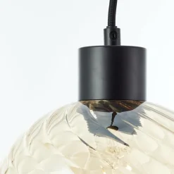 Luminaires Brilliant Casto Suspension Noir, 6 lumières