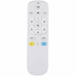 Luminaires Globo Lighting Cataleya Ventilateur de plafond lumineux LED Noir, 1 lumière, Télécommandes