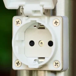 hofstein Catania Prises électriques d'extérieur Acier inoxydable