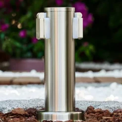 hofstein Catania Prises électriques d'extérieur Acier inoxydable